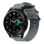xDfind Uhrenarmband aus Nylon-Canvas mit Ringverschluss, passend für Samsung Galaxy Watch Ultra / Ultra 2025, Samsung Galaxy Watch8 / 8 Classic, Samsung Galaxy Watch 7 / 6 / 5 / FE und Samsung Galaxy Fit3 SM-R390