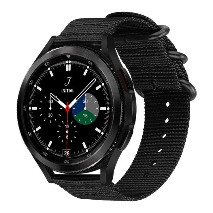 xDfind Uhrenarmband aus Nylon-Canvas mit Ringverschluss, passend für Samsung Galaxy Watch Ultra / Ultra 2025, Samsung Galaxy Watch8 / 8 Classic, Samsung Galaxy Watch 7 / 6 / 5 / FE und Samsung Galaxy Fit3 SM-R390