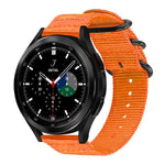 xDfind Uhrenarmband aus Nylon-Canvas mit Ringverschluss, passend für Samsung Galaxy Watch Ultra / Ultra 2025, Samsung Galaxy Watch8 / 8 Classic, Samsung Galaxy Watch 7 / 6 / 5 / FE und Samsung Galaxy Fit3 SM-R390