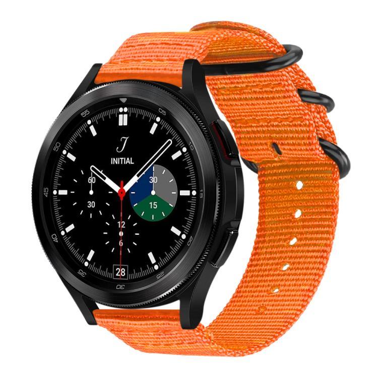 xDfind Uhrenarmband aus Nylon-Canvas mit Ringverschluss, passend für Samsung Galaxy Watch Ultra / Ultra 2025, Samsung Galaxy Watch8 / 8 Classic, Samsung Galaxy Watch 7 / 6 / 5 / FE und Samsung Galaxy Fit3 SM-R390