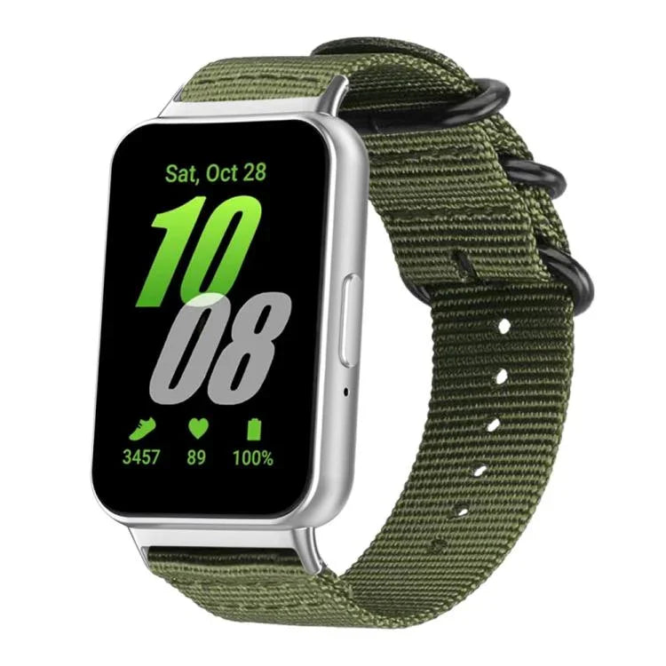 xDfind Uhrenarmband aus Nylon-Canvas mit Ringverschluss, passend für Samsung Galaxy Watch Ultra / Ultra 2025, Samsung Galaxy Watch8 / 8 Classic, Samsung Galaxy Watch 7 / 6 / 5 / FE und Samsung Galaxy Fit3 SM-R390