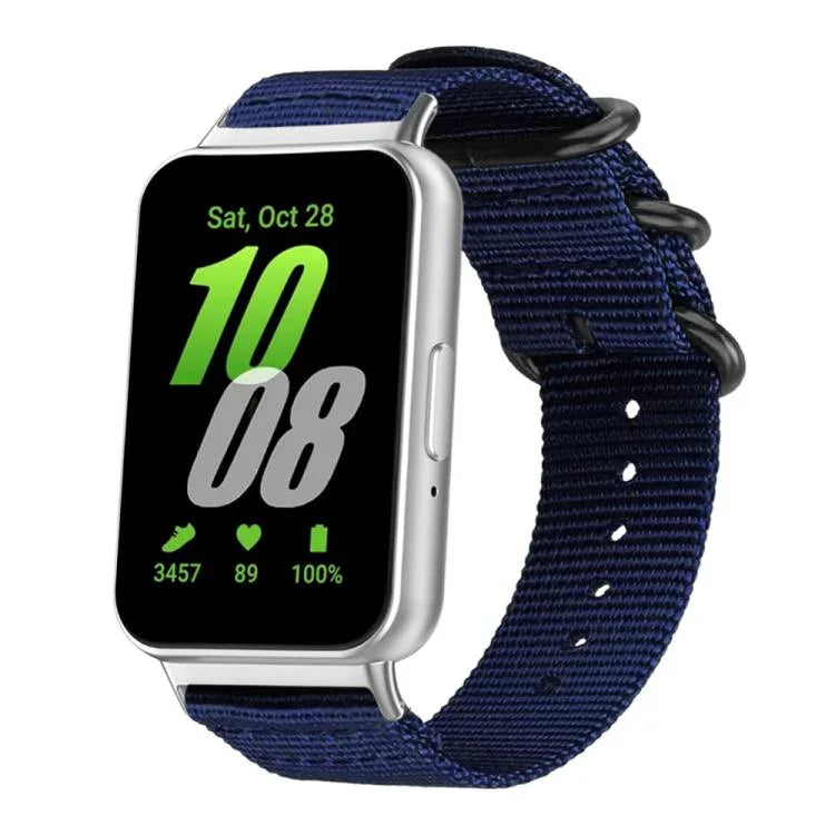 xDfind Uhrenarmband aus Nylon-Canvas mit Ringverschluss, passend für Samsung Galaxy Watch Ultra / Ultra 2025, Samsung Galaxy Watch8 / 8 Classic, Samsung Galaxy Watch 7 / 6 / 5 / FE und Samsung Galaxy Fit3 SM-R390