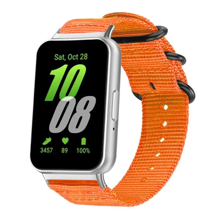 xDfind Uhrenarmband aus Nylon-Canvas mit Ringverschluss, passend für Samsung Galaxy Watch Ultra / Ultra 2025, Samsung Galaxy Watch8 / 8 Classic, Samsung Galaxy Watch 7 / 6 / 5 / FE und Samsung Galaxy Fit3 SM-R390