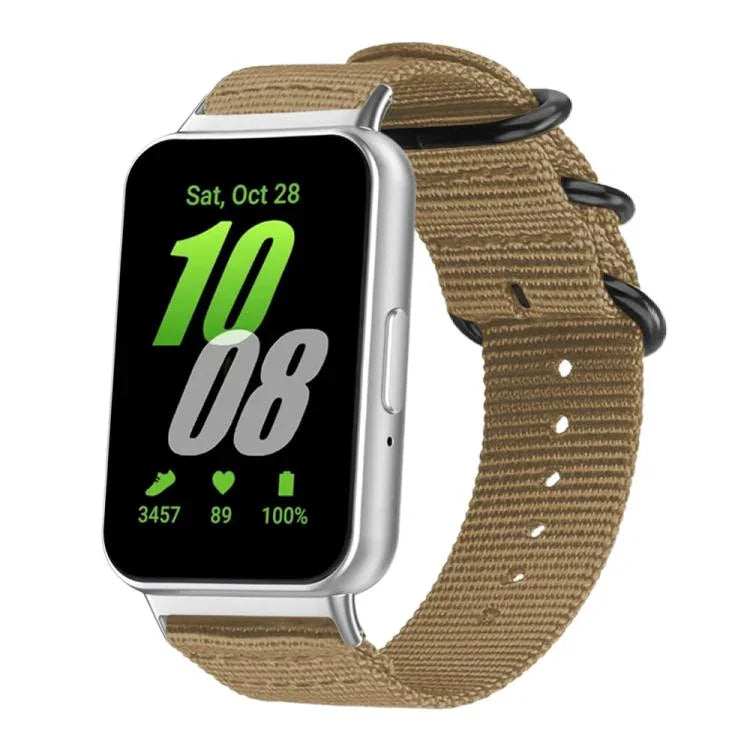 xDfind Uhrenarmband aus Nylon-Canvas mit Ringverschluss, passend für Samsung Galaxy Watch Ultra / Ultra 2025, Samsung Galaxy Watch8 / 8 Classic, Samsung Galaxy Watch 7 / 6 / 5 / FE und Samsung Galaxy Fit3 SM-R390