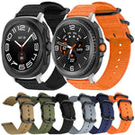 xDfind Uhrenarmband aus Nylon-Canvas mit Ringverschluss, passend für Samsung Galaxy Watch Ultra / Ultra 2025, Samsung Galaxy Watch8 / 8 Classic, Samsung Galaxy Watch 7 / 6 / 5 / FE und Samsung Galaxy Fit3 SM-R390