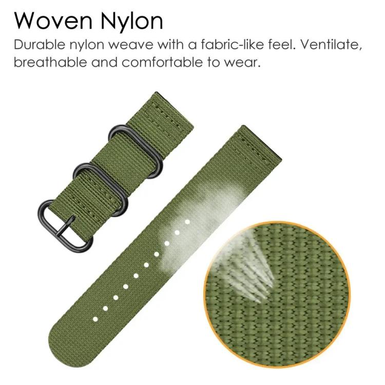 xDfind Uhrenarmband aus Nylon-Canvas mit Ringverschluss, passend für Samsung Galaxy Watch Ultra / Ultra 2025, Samsung Galaxy Watch8 / 8 Classic, Samsung Galaxy Watch 7 / 6 / 5 / FE und Samsung Galaxy Fit3 SM-R390