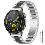 xDfind Three Beads Metal Resin Watch Band, 14mm, 18mm, 20mm, 22mm