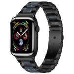 xDfind Three Beads Metal Resin Watch Band, For Apple Watch 42 / 44 / 45 / 46 / 49mm, For Apple Watch 38 / 40 / 41 / S10 42mm
