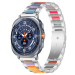 xDfind Drei Perlen Metall-Harz-Uhrenarmband, Für Samsung Galaxy Watch Ultra/Ultra 2025, Für Samsung Galaxy Watch8 / 8 Classic, Für Samsung Galaxy Watch 7 / 6 / 5 / FE