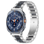 xDfind Drei Perlen Metall-Harz-Uhrenarmband, Für Samsung Galaxy Watch Ultra/Ultra 2025, Für Samsung Galaxy Watch8 / 8 Classic, Für Samsung Galaxy Watch 7 / 6 / 5 / FE