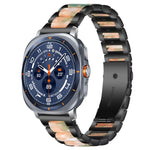 xDfind Drei Perlen Metall-Harz-Uhrenarmband, Für Samsung Galaxy Watch Ultra/Ultra 2025, Für Samsung Galaxy Watch8 / 8 Classic, Für Samsung Galaxy Watch 7 / 6 / 5 / FE
