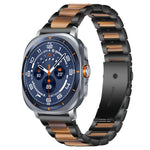 xDfind Drei Perlen Metall-Harz-Uhrenarmband, Für Samsung Galaxy Watch Ultra/Ultra 2025, Für Samsung Galaxy Watch8 / 8 Classic, Für Samsung Galaxy Watch 7 / 6 / 5 / FE
