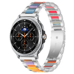 xDfind Drei Perlen Metall-Harz-Uhrenarmband, Für Samsung Galaxy Watch Ultra/Ultra 2025, Für Samsung Galaxy Watch8 / 8 Classic, Für Samsung Galaxy Watch 7 / 6 / 5 / FE