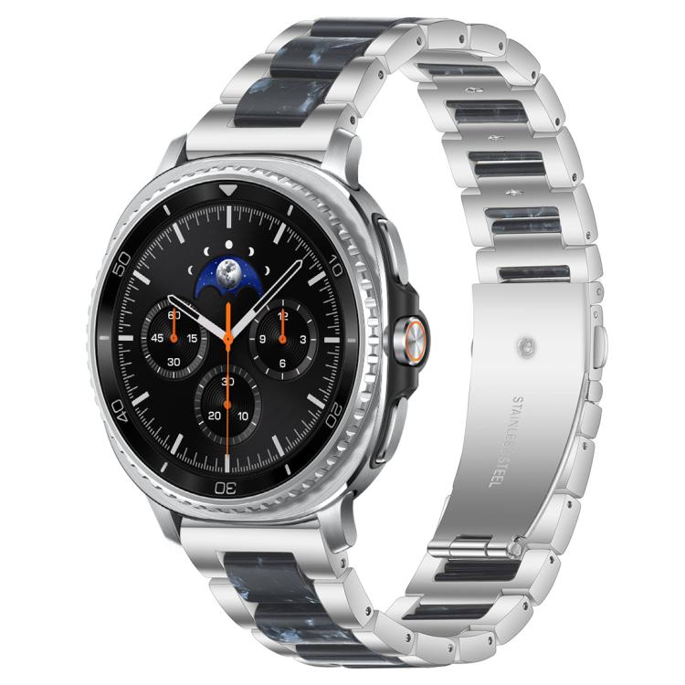 xDfind Drei Perlen Metall-Harz-Uhrenarmband, Für Samsung Galaxy Watch Ultra/Ultra 2025, Für Samsung Galaxy Watch8 / 8 Classic, Für Samsung Galaxy Watch 7 / 6 / 5 / FE