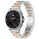 xDfind Drei Perlen Metall-Harz-Uhrenarmband, Für Samsung Galaxy Watch Ultra/Ultra 2025, Für Samsung Galaxy Watch8 / 8 Classic, Für Samsung Galaxy Watch 7 / 6 / 5 / FE