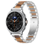 xDfind Drei Perlen Metall-Harz-Uhrenarmband, Für Samsung Galaxy Watch Ultra/Ultra 2025, Für Samsung Galaxy Watch8 / 8 Classic, Für Samsung Galaxy Watch 7 / 6 / 5 / FE