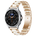 xDfind Drei Perlen Metall-Harz-Uhrenarmband, Für Samsung Galaxy Watch Ultra/Ultra 2025, Für Samsung Galaxy Watch8 / 8 Classic, Für Samsung Galaxy Watch 7 / 6 / 5 / FE