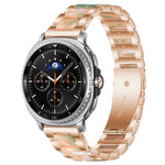 xDfind Drei Perlen Metall-Harz-Uhrenarmband, Für Samsung Galaxy Watch Ultra/Ultra 2025, Für Samsung Galaxy Watch8 / 8 Classic, Für Samsung Galaxy Watch 7 / 6 / 5 / FE
