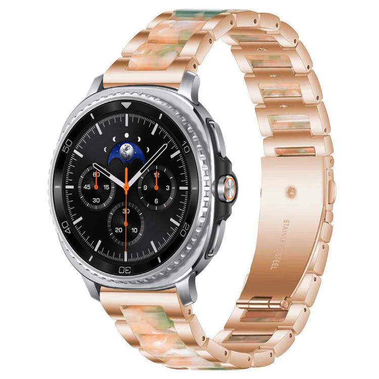 xDfind Drei Perlen Metall-Harz-Uhrenarmband, Für Samsung Galaxy Watch Ultra/Ultra 2025, Für Samsung Galaxy Watch8 / 8 Classic, Für Samsung Galaxy Watch 7 / 6 / 5 / FE