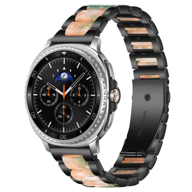 xDfind Drei Perlen Metall-Harz-Uhrenarmband, Für Samsung Galaxy Watch Ultra/Ultra 2025, Für Samsung Galaxy Watch8 / 8 Classic, Für Samsung Galaxy Watch 7 / 6 / 5 / FE