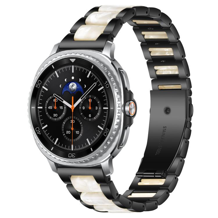 xDfind Drei Perlen Metall-Harz-Uhrenarmband, Für Samsung Galaxy Watch Ultra/Ultra 2025, Für Samsung Galaxy Watch8 / 8 Classic, Für Samsung Galaxy Watch 7 / 6 / 5 / FE