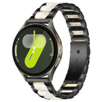 xDfind Drei Perlen Metall-Harz-Uhrenarmband, Für Samsung Galaxy Watch Ultra/Ultra 2025, Für Samsung Galaxy Watch8 / 8 Classic, Für Samsung Galaxy Watch 7 / 6 / 5 / FE