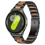xDfind Drei Perlen Metall-Harz-Uhrenarmband, Für Samsung Galaxy Watch Ultra/Ultra 2025, Für Samsung Galaxy Watch8 / 8 Classic, Für Samsung Galaxy Watch 7 / 6 / 5 / FE