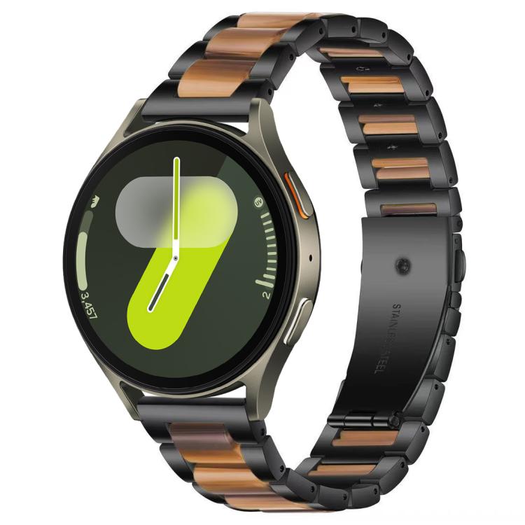 xDfind Drei Perlen Metall-Harz-Uhrenarmband, Für Samsung Galaxy Watch Ultra/Ultra 2025, Für Samsung Galaxy Watch8 / 8 Classic, Für Samsung Galaxy Watch 7 / 6 / 5 / FE