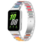 xDfind Dreiperlen-Uhrenarmband aus Metallharz, für Samsung Galaxy Fit3 SM-R390