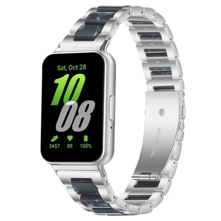 xDfind Dreiperlen-Uhrenarmband aus Metallharz, für Samsung Galaxy Fit3 SM-R390
