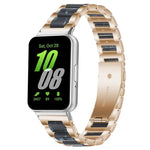 xDfind Dreiperlen-Uhrenarmband aus Metallharz, für Samsung Galaxy Fit3 SM-R390