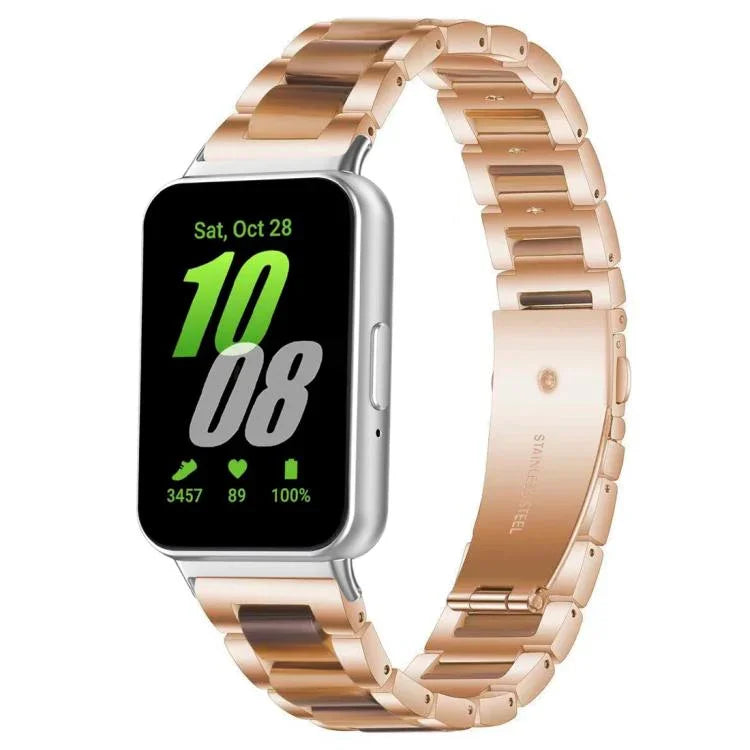 xDfind Dreiperlen-Uhrenarmband aus Metallharz, für Samsung Galaxy Fit3 SM-R390