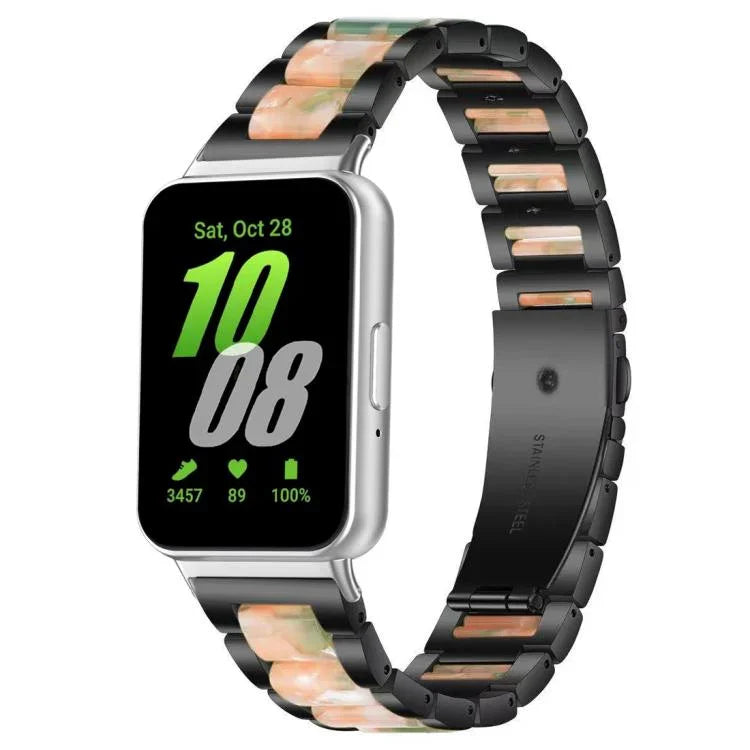xDfind Dreiperlen-Uhrenarmband aus Metallharz, für Samsung Galaxy Fit3 SM-R390