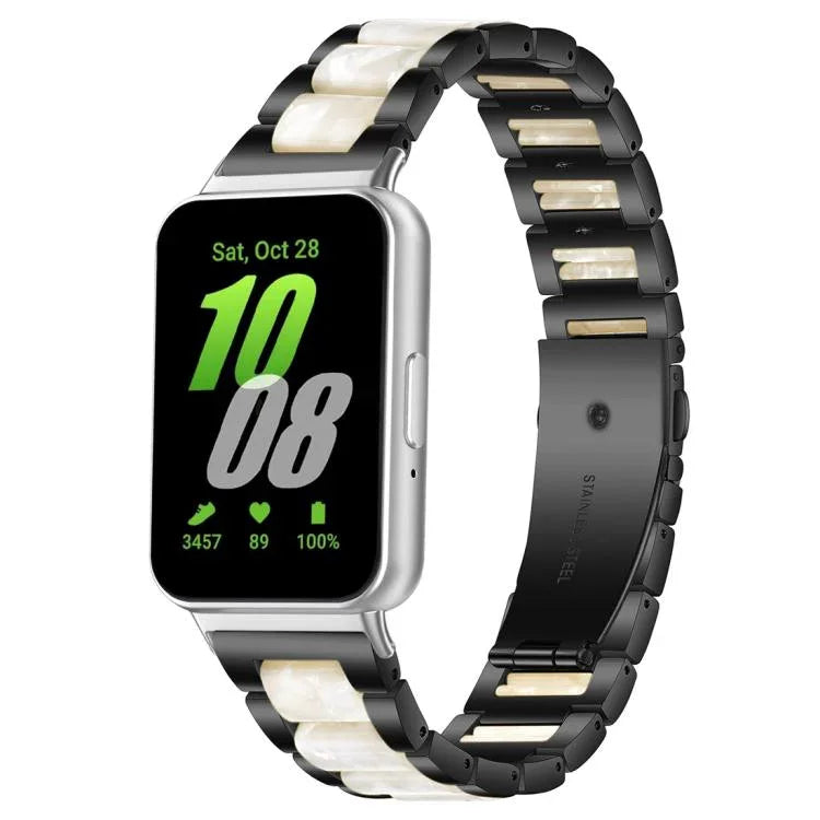 xDfind Dreiperlen-Uhrenarmband aus Metallharz, für Samsung Galaxy Fit3 SM-R390
