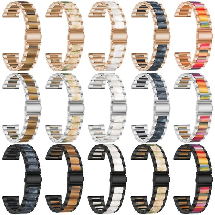 xDfind Dreiperlen-Uhrenarmband aus Metallharz, für Samsung Galaxy Fit3 SM-R390