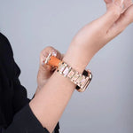 xDfind Dreiperlen-Uhrenarmband aus Metallharz, für Samsung Galaxy Fit3 SM-R390