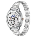 xDfind X-förmiges, einreihiges Metall-Uhrenarmband mit Diamanten, passend für Samsung Galaxy Watch Ultra/Ultra 2025, Samsung Galaxy Watch 8/8 Classic und Samsung Galaxy Watch 7/6/5/FE