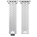 xDfind Metallarmband mit Fischschuppenmuster, passend für Apple Watch 42 / 44 / 45 / 46 / 49 mm, Apple Watch 38 / 40 / 41 / S11 42 mm