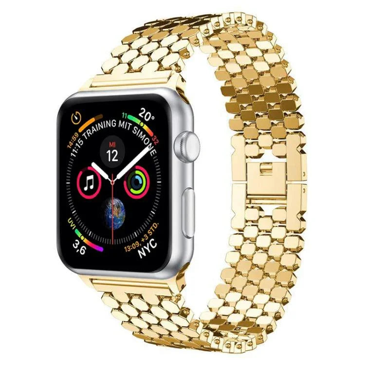 xDfind Metallarmband mit Fischschuppenmuster, passend für Apple Watch 42 / 44 / 45 / 46 / 49 mm, Apple Watch 38 / 40 / 41 / S11 42 mm