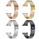 xDfind Metallarmband mit Fischschuppenmuster, passend für Apple Watch 42 / 44 / 45 / 46 / 49 mm, Apple Watch 38 / 40 / 41 / S11 42 mm