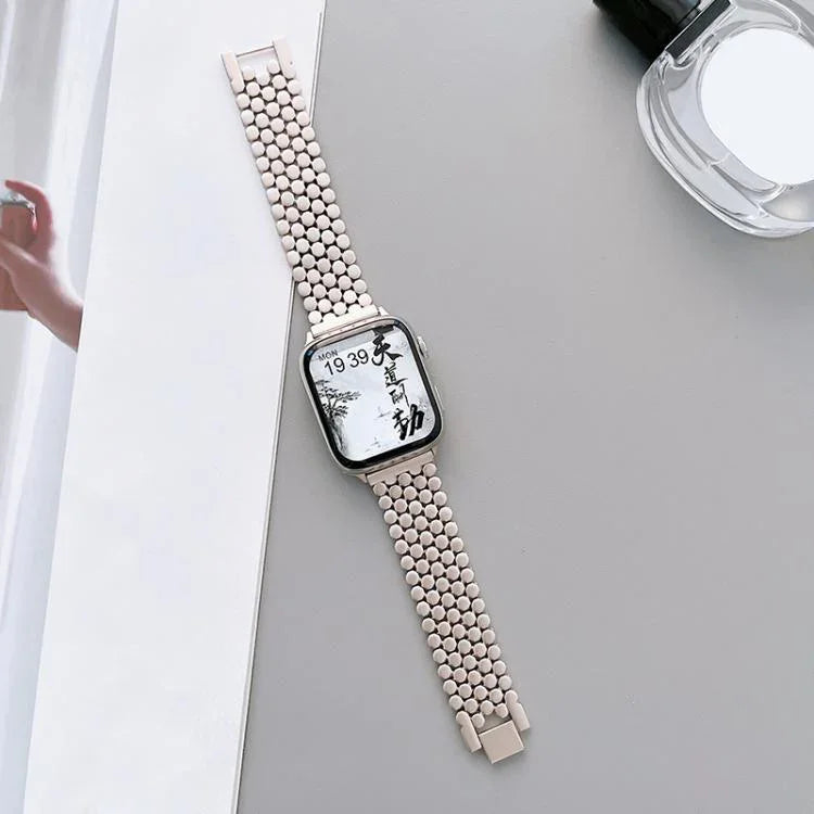 xDfind Metallarmband mit Fischschuppenmuster, passend für Apple Watch 42 / 44 / 45 / 46 / 49 mm, Apple Watch 38 / 40 / 41 / S11 42 mm
