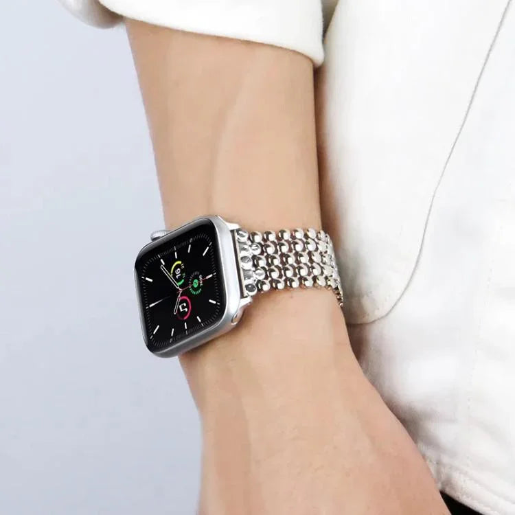 xDfind Metallarmband mit Fischschuppenmuster, passend für Apple Watch 42 / 44 / 45 / 46 / 49 mm, Apple Watch 38 / 40 / 41 / S11 42 mm