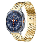 xDfind Metallarmband mit Fischschuppenmuster, für Samsung Galaxy Watch Ultra/Ultra 2025, Samsung Galaxy Watch8/8 Classic, Samsung Galaxy Watch7/FE/6/5/4, Samsung Galaxy Fit3