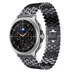 xDfind Metallarmband mit Fischschuppenmuster, für Samsung Galaxy Watch Ultra/Ultra 2025, Samsung Galaxy Watch8/8 Classic, Samsung Galaxy Watch7/FE/6/5/4, Samsung Galaxy Fit3
