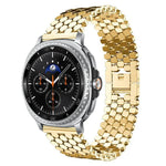 xDfind Metallarmband mit Fischschuppenmuster, für Samsung Galaxy Watch Ultra/Ultra 2025, Samsung Galaxy Watch8/8 Classic, Samsung Galaxy Watch7/FE/6/5/4, Samsung Galaxy Fit3