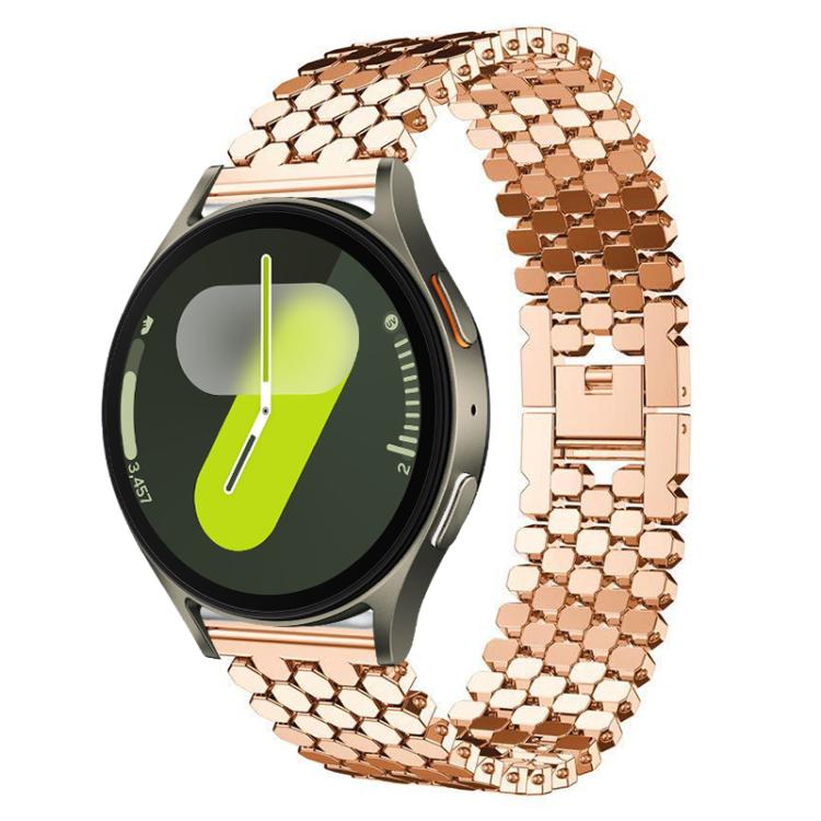 xDfind Metallarmband mit Fischschuppenmuster, für Samsung Galaxy Watch Ultra/Ultra 2025, Samsung Galaxy Watch8/8 Classic, Samsung Galaxy Watch7/FE/6/5/4, Samsung Galaxy Fit3