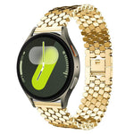 xDfind Metallarmband mit Fischschuppenmuster, für Samsung Galaxy Watch Ultra/Ultra 2025, Samsung Galaxy Watch8/8 Classic, Samsung Galaxy Watch7/FE/6/5/4, Samsung Galaxy Fit3