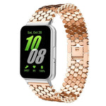 xDfind Metallarmband mit Fischschuppenmuster, für Samsung Galaxy Watch Ultra/Ultra 2025, Samsung Galaxy Watch8/8 Classic, Samsung Galaxy Watch7/FE/6/5/4, Samsung Galaxy Fit3