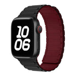 xDfind I-förmiges magnetisches Silikon-Uhrenarmband, für Apple Watch 42 / 44 / 45 / 46 / 49 mm, für Apple Watch 38 / 40 / 41 / S10 42 mm