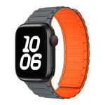 xDfind I-förmiges magnetisches Silikon-Uhrenarmband, für Apple Watch 42 / 44 / 45 / 46 / 49 mm, für Apple Watch 38 / 40 / 41 / S10 42 mm